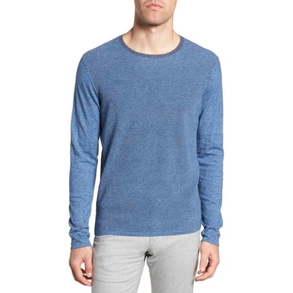 Zachary Prell Lakeside Pullover Sweater Blue Size XL